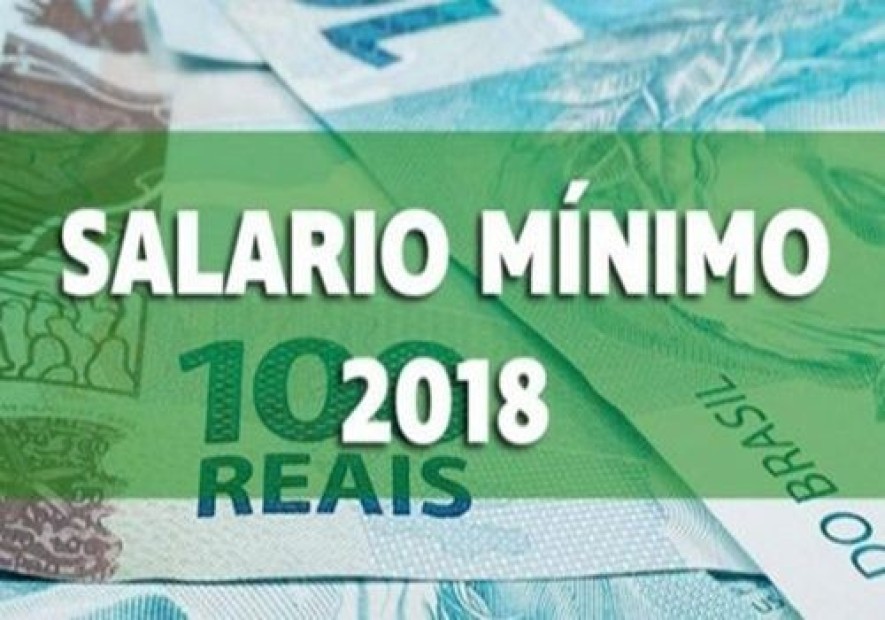 A partir de janeiro/2018 o salário-mínimo será de R$ 954,00 mensais