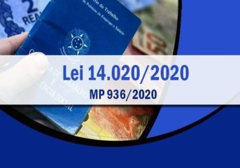 Alterações a Lei 14.020/2020 que apresenta Medidas Trabalhistas Complementares em relação ao texto original da MP 936/2020.