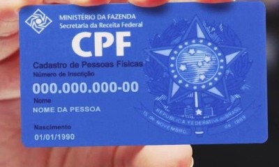 PUBLICADA LEI QUE ESTABELECE O CPF COMO REGISTRO ÚNICO DO CIDADÃO